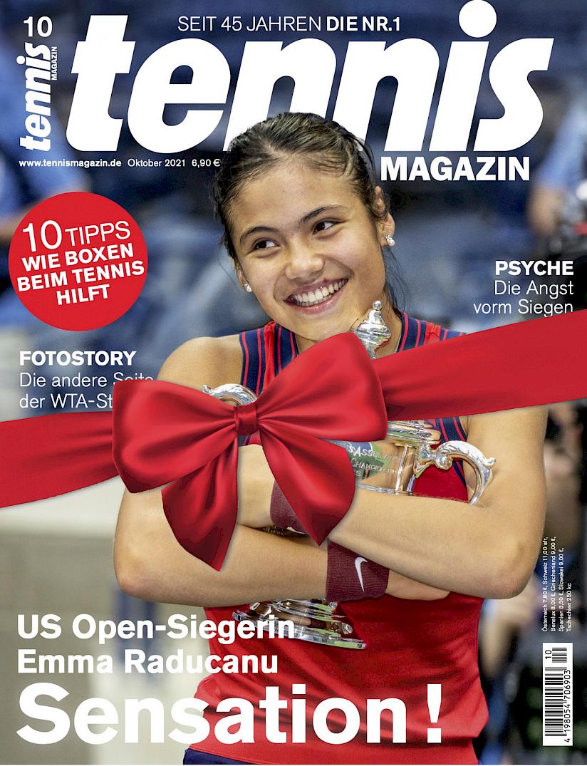 Das Tennis-Magazin ist ein gutes Geschenk für Tennisspieler